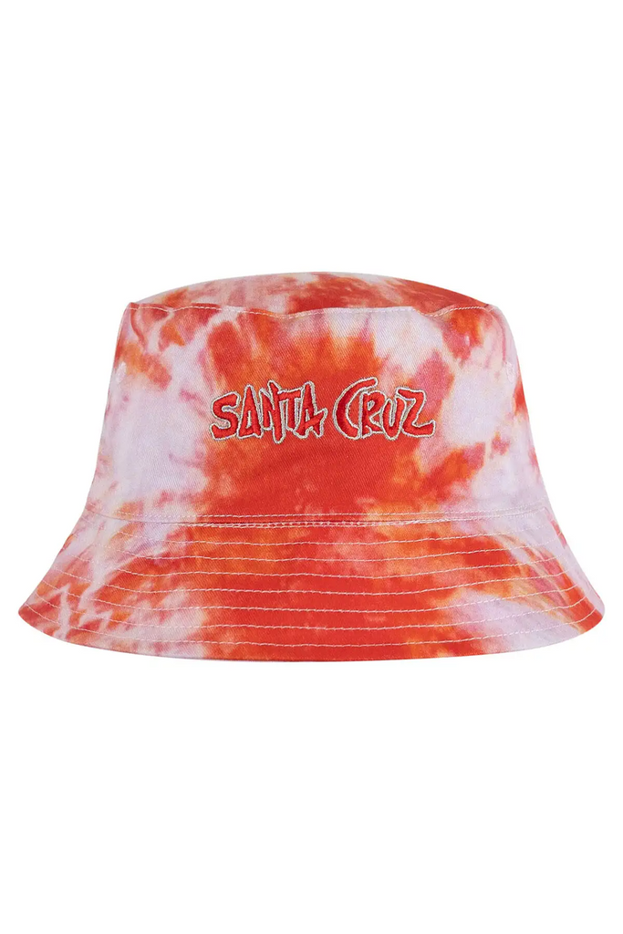 Reversible Tropic Bucket Hat | Rose Tie Dye