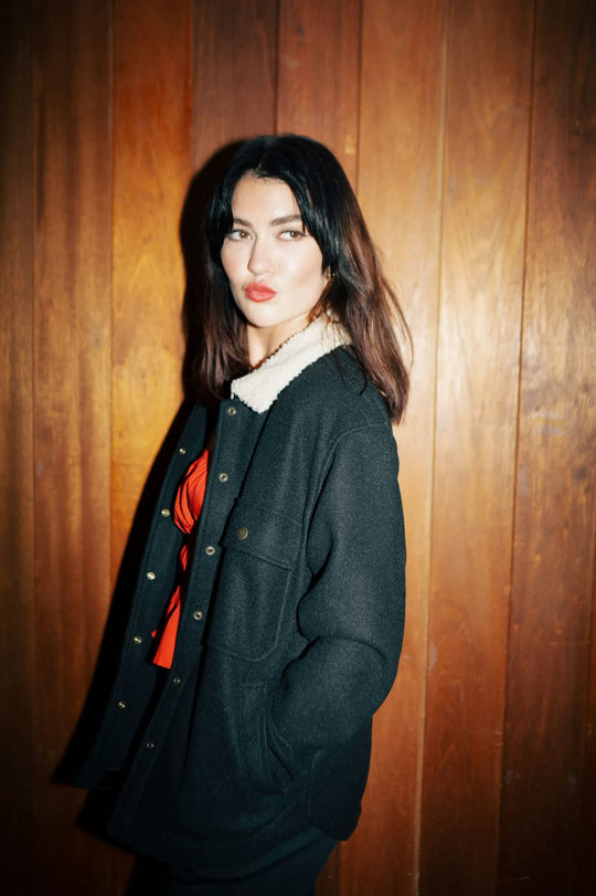 Durham Shirt Jacket | Black