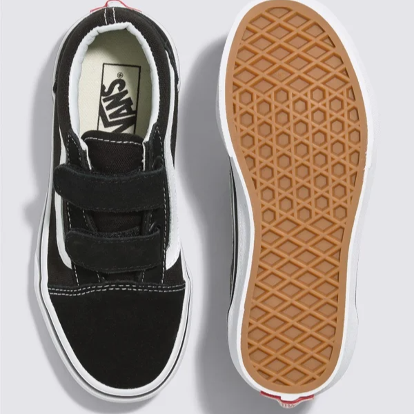 Kids Old Skool V | Black/White