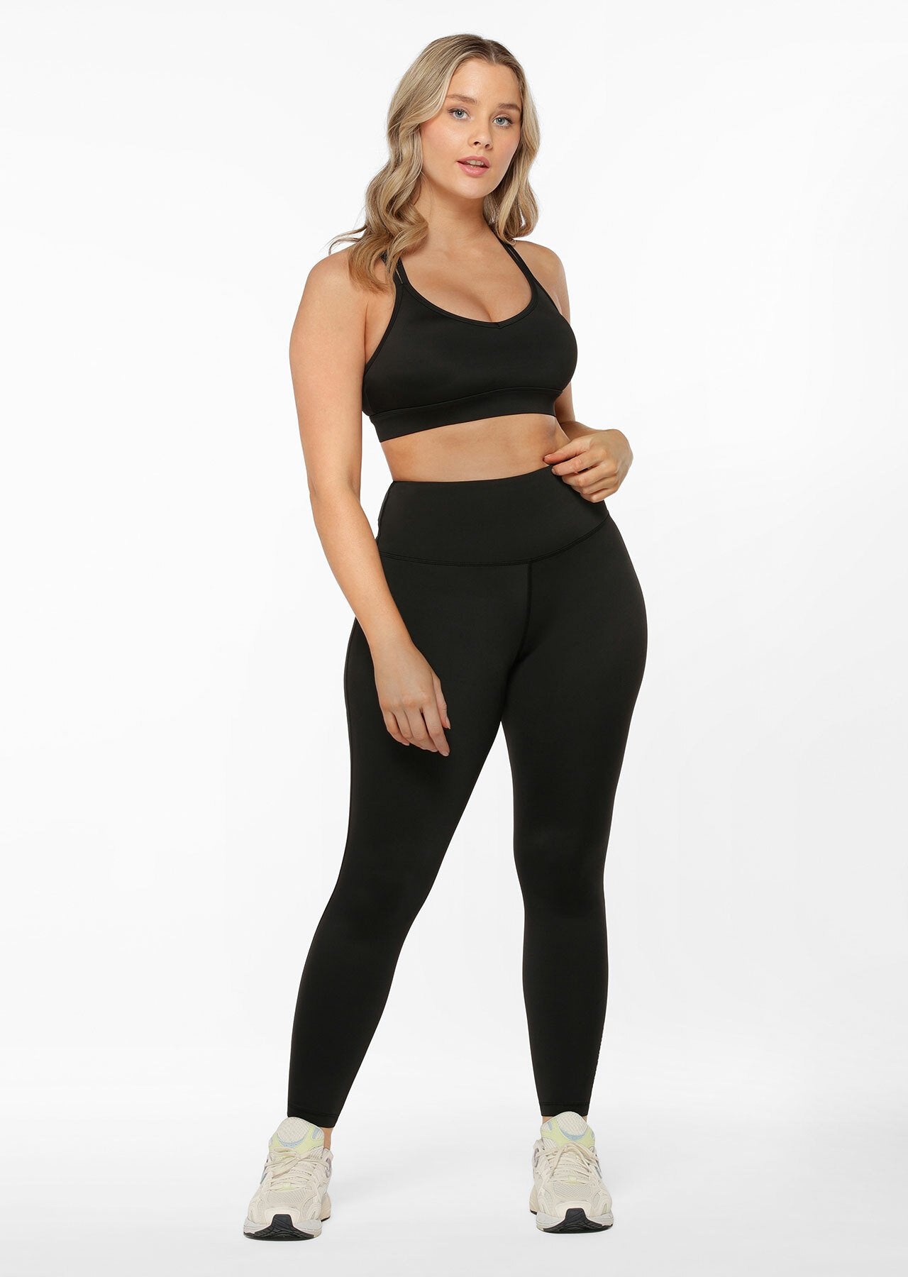 Lotus No Chafe Cool Touch Ankle Biter Leggings - Black Shop at GOALS -